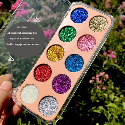 Official Genuine Student Performance Eyeshadow Palette 2026 New Model Natural Non-Toxic Washable Glitter for Girls