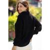 V Polo Neck Thessaloniki Rice Knitted Long Sleeve Comfortable Fit Winter Thick Knitwear Knitted Sweater