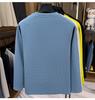 [Waffle Knitted T-shirt] Men's Long Sleeve T-shirt 2025 Autumn Breathable Three Dimensional Commuting Casual Top