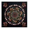 COZENTA Tarot Tarot Flower Mat, Tapestry, Cloth, Large, Thick, 60x60cm, Mandala, Moon,