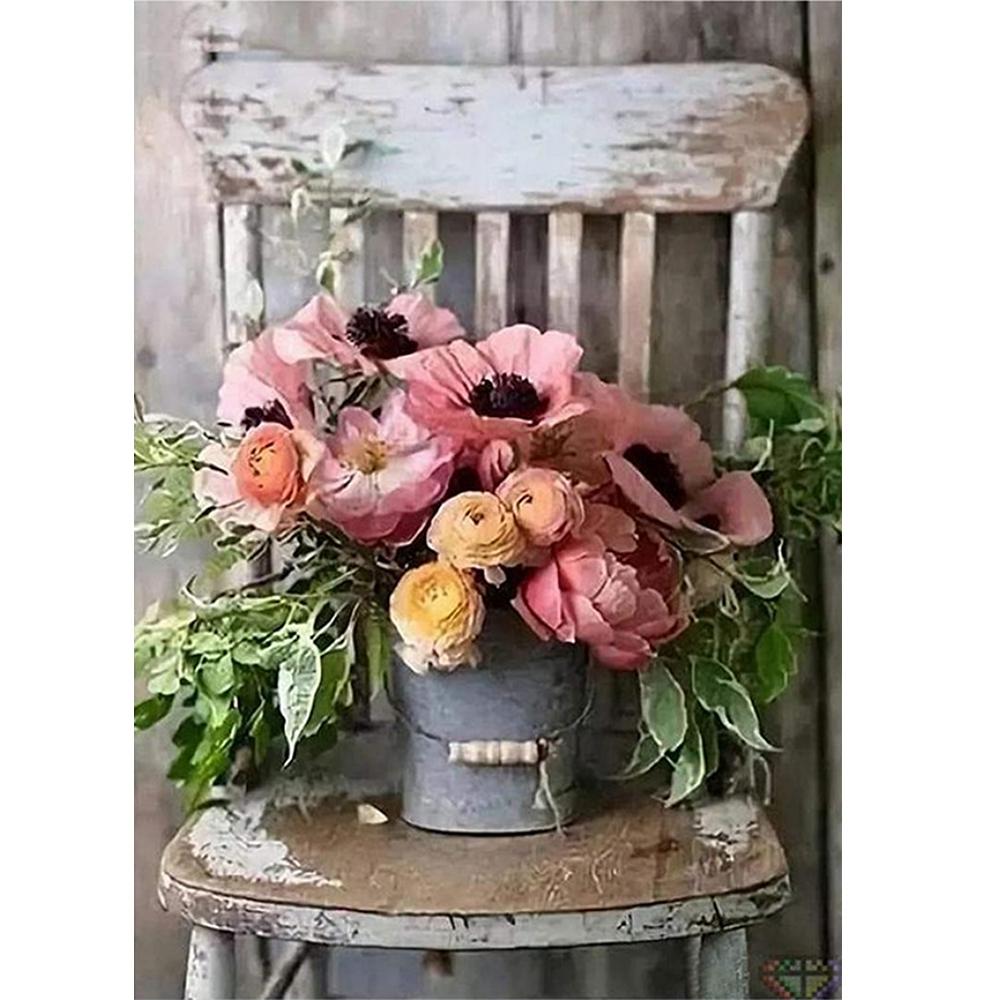 5D Diamond Painting Diy Flower And Bird Full Diamond Handmade Diamond Embroidered Mosaic Pattern Home Bedroom Decoration Gift