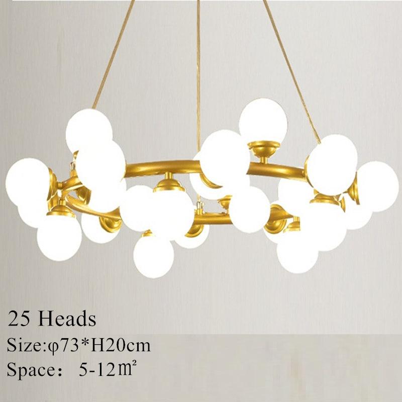 Современная креативная светодиодная люстра-пузырь, освещение для роскошной гостиной, столовой, подвесной светильник, стеклянный шар, подвесной светильник, декор дома