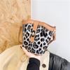 Высококачественная модная фактурная сумка женская зимняя новая сумка-ведро с леопардовым принтом в иностранном стиле