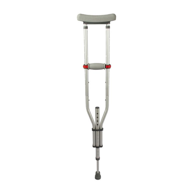 Подмышечный костыль с амортизирующей подушечкой для ног, переносные складные двойные костыли с резиновой подушечкой, регулируемые ходунки для пожилых людей