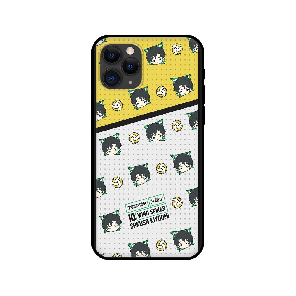 Черный чехол из ТПУ для iPhone 5 5s se 2020 6 6s 7 8 plus x 10 XR XS 11 12 mini pro MAX задняя крышка Sakusa Kiyoomi Haikyuu