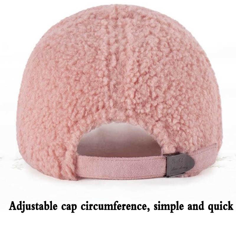 Шапка из меха ягненка, женская осенне-зимняя толстая теплая бейсболка, корейская версия, универсальная японская кепка для студентов Tide