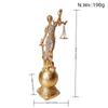 Lady of Justice Statue Blind Goddess of Justice Sculpture for Living Room and Wine Cabinet Room