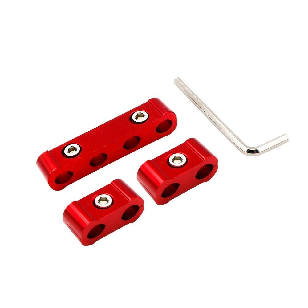 3pcs Cable Management Spark Plug Wire Dividers Three Dividers Spark Plug Wire Clamp Car Maintenance