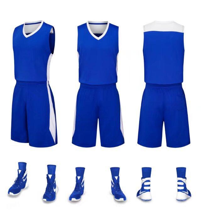 Wholesale basketball jersey set Customized children's jersey Training vest Student basketball sports game jersey Breathable
