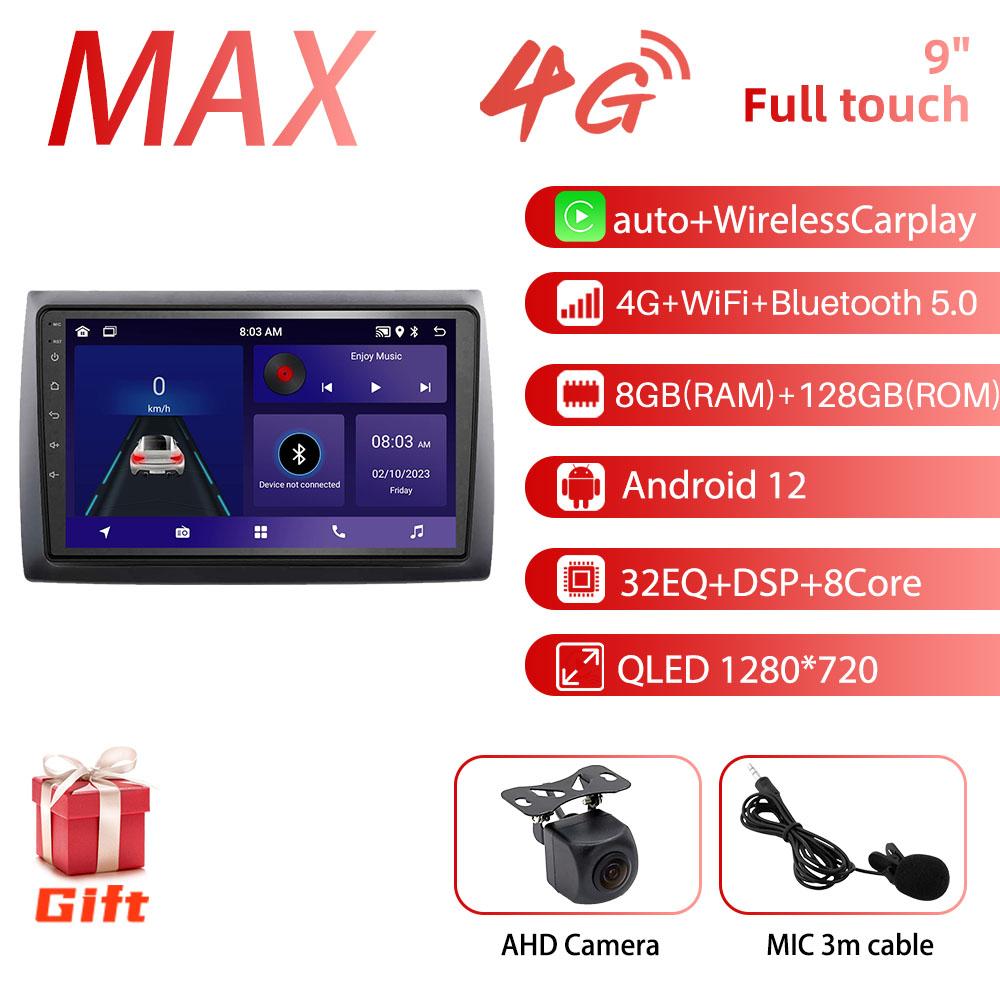 Android Car Radio 9 дюймов для Fiat Stilo 2010 GPS 2din 4G LTE Мультимедиа Видео Плеер Головное Устройство Радио Стерео Беспроводной Carplay