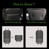 AGTQ2 Car Seat Back Anti-Kick Mat Protector Pad Cover For Skoda Octavia Superb Rapid Kodiaq Karoq Enyaq Vision Yeti Scala Fabia Kamiq