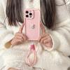 3D Милый Тюльпан Цветок Шнурок Веревка Чехол для Телефона Для iPhone 17 16 15 14 13 12 11 Pro Max 16E X XS XR 7 8 Plus Силиконовый Мягкий Чехол