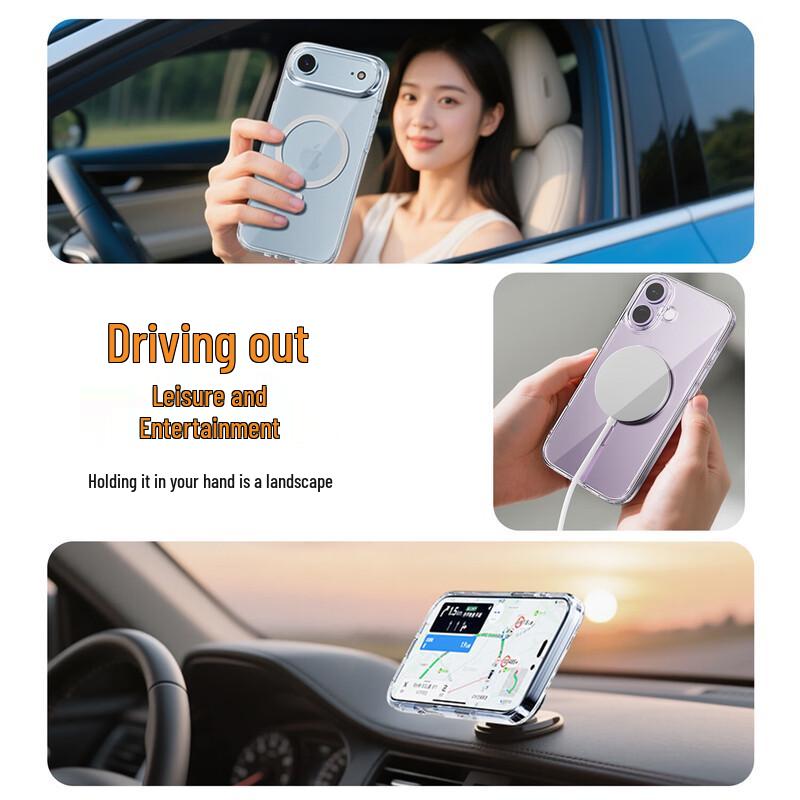 BIAZE MagSafe Transparent Anti-Drop Phone Case for iPhone Air