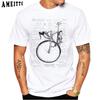 Anatomy Bikes Equation Print T Shirt Summer Men Short Sleeve Funny Sport Casual Hip Hop Boy