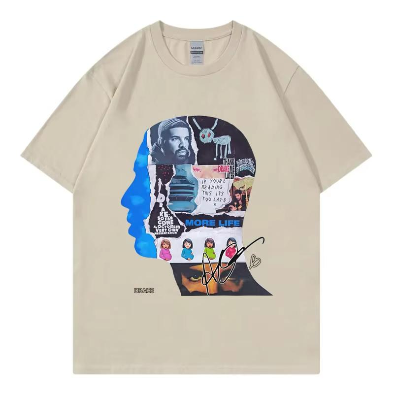 Rapper Drake Album Merch Graphic T Shirts Men Women Clothing Harajuku Hip Hop T-shirts Summer Casual Comfort T-shirt Streetwear
