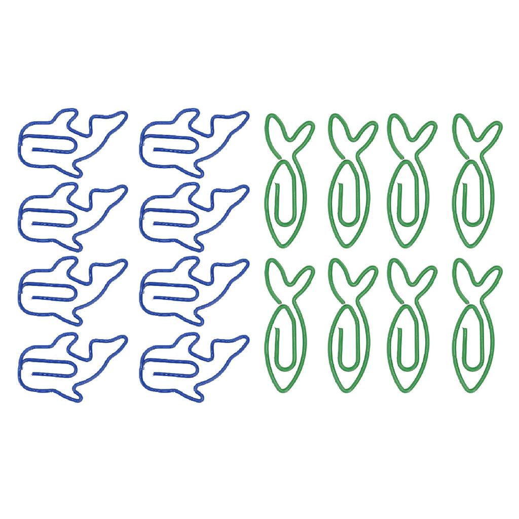 100 шт. милых форменных скрепок для офиса, набор легких декоративных милых форм, зажим для скрепок для Sc