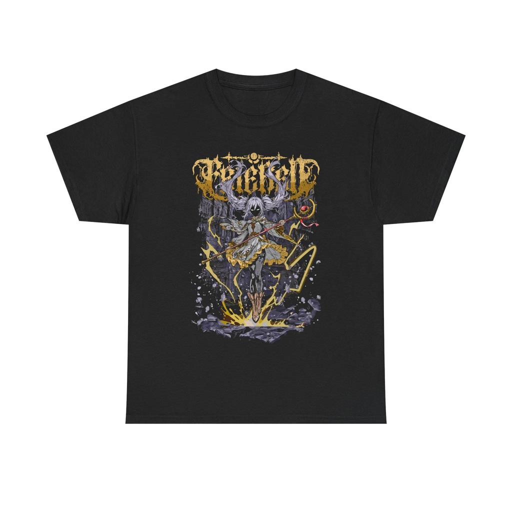Anime Fan Art T-shirt Frieren T-Shirt Beyond Journey's End Fern Stark Girl Anime Gifts T-Shirt Anime Style Cotton Short Sleeve