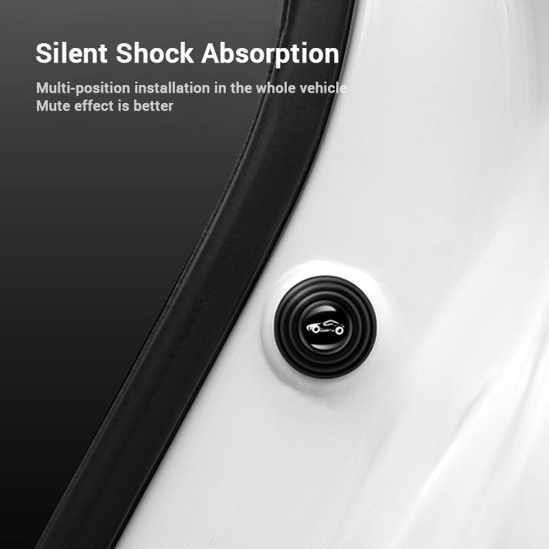 Car Door Shock Absorber Mini Cushion for Doors Trunk Hood Reduce Noise Automobiles Shockproof Soundproof Buffer Auto Accessories