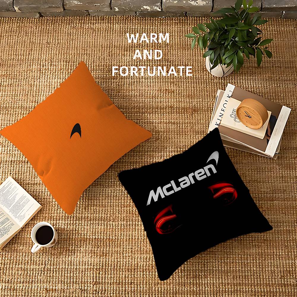Мода M-McLaren Логотип Декоративная Эстетика Комнаты Наволочка Домашний Декор Спальня Диван Кровать Подушка Чехол 45x45