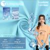180 г Sorona Cool Cotton-Polyester Ice-Smooth трикотажная ткань для футболок
