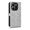 For TECNO Spark 20 Pro Cell Phone Case PU Leather Imprinted Wallet Shockproof Stand Cover