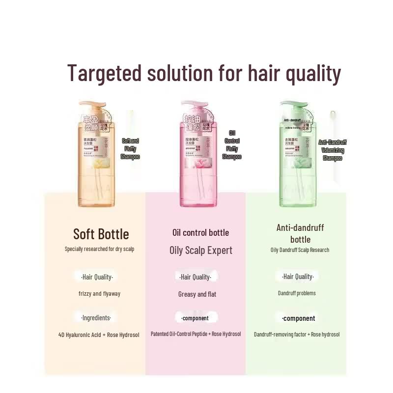 ASAKA Floral Amino Acid Anti-Dandruff & Oil Control Shampoo