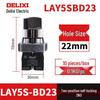 Металлический переключатель DELIXI LAY5: Самоблокирующаяся ручка BD21 (Двухпозиционный), Самоблокирующаяся ручка BD33 (Трехпозиционный), Самовозвратная ручка BD25 (22мм).
