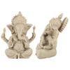 Sandstone Resin Indian Ganesha Elephant God Statue Fengshui Buddha Sculpture Home Decor Crafts