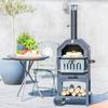 RedFire - RedFire Lorenzo Outdoor Pizza Oven Black LOR17