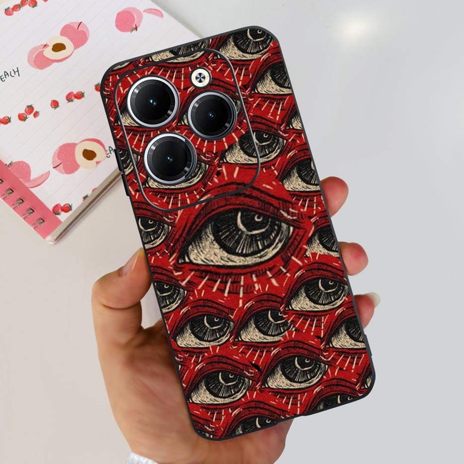 Чехол для Infinix Hot 40 Pro X6837 Милый Модный Чехол Мягкий Силиконовый Чехол для Телефона Для Infinix Hot 40i Hot40 Pro Hot40i Чехлы Бампер