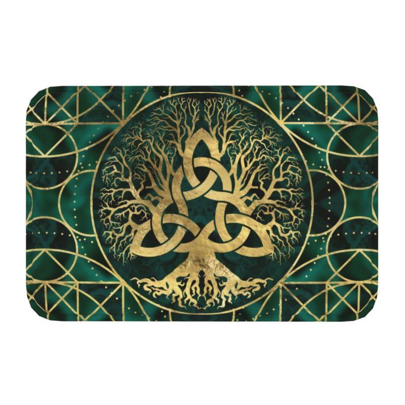 Viking Odin Valknut Runes Front Door Floor Entrance Mats Norse Vikings Valhalla Kitchen Bathroom Doormat Garage Carpet Rug