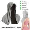 Охлаждающее полотенце с капюшоном для спортзала, фитнеса, быстросохнущее полотенце для спорта, бега, велоспорта, впитывающие пот полотенца, шапка, шарф, мягкое полотенце из микрофибры