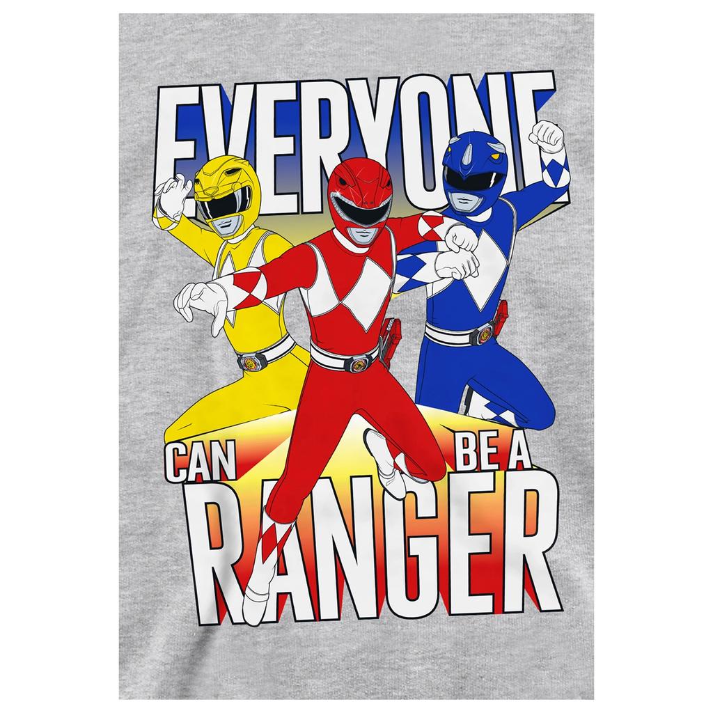 Power Rangers Childrens/Kids Everyone Can Be A Ranger Heather Pullover Hoodie