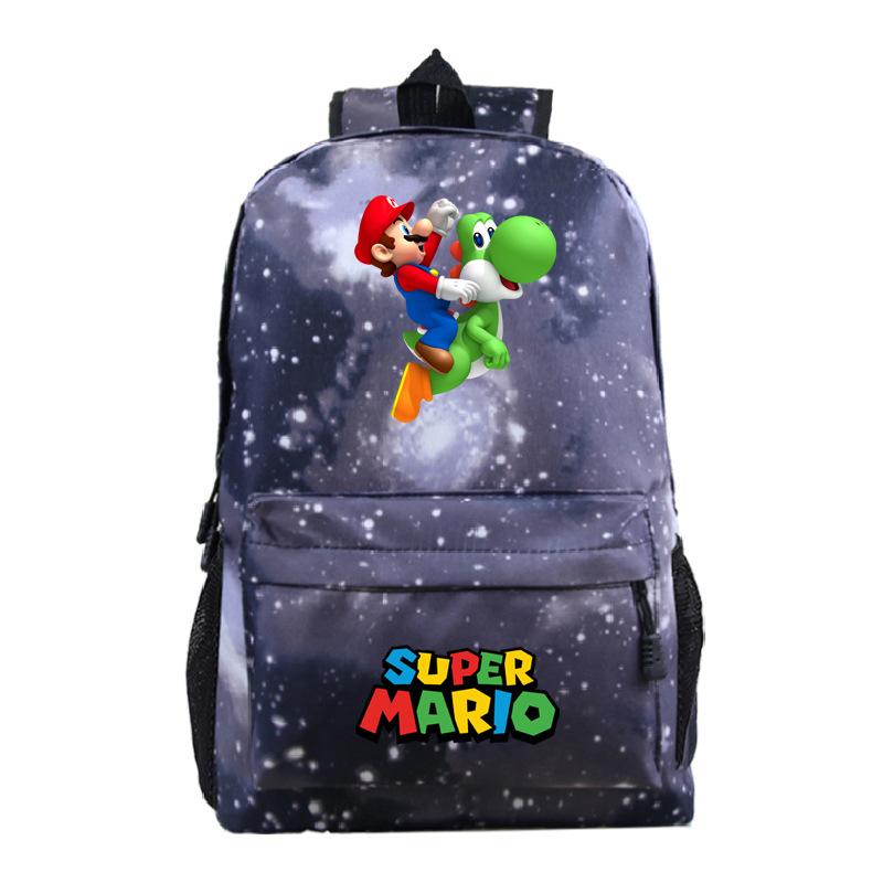 Peripheral Backpack Animation Cartoon Game Schoolbag Creative Pattern Heat Transfer Backpack