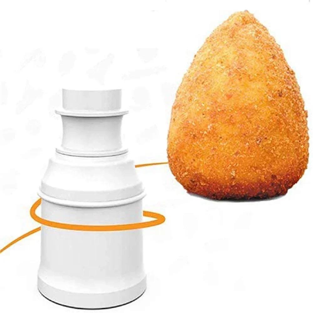 Инструмент для приготовления суши Arancini Maker DIY Handmade Bento Rice Ball Plastic Mold Домашняя итальянская еда Форма для мясных шариков Кухонные принадлежности