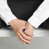 Европейский и американский тренд Ювелирные изделия Титановая сталь Черный драгоценный камень Кольцо-корона Нишевая Литературная и ретро Высококачественные Трендовые Мужские ювелирные изделия