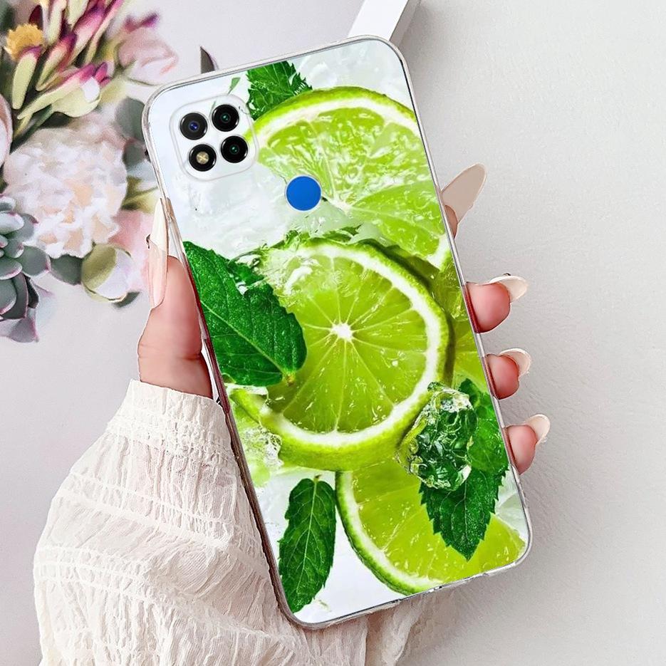 For Xiaomi Redmi 9C Case 6.53'' Cute Love Heart Painted Cover Soft Slim Phone Case For Xiaomi Redmi 9C NFC Redmi9C Fundas Bumper