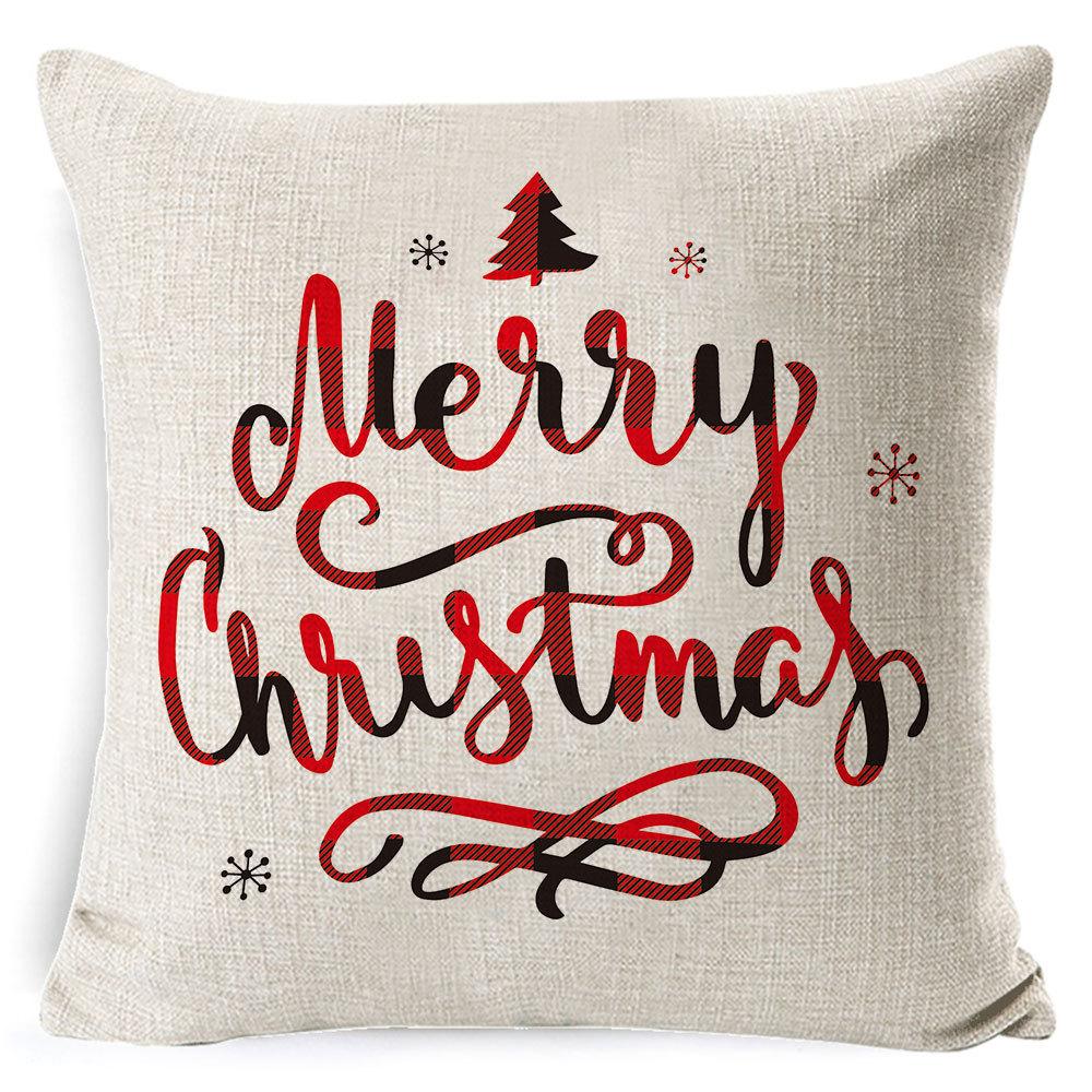 Pillowcase Christmas Pillowcase Light Luxury Pillowcase Ins Style Car Neck Cushion Office Lumbar Support