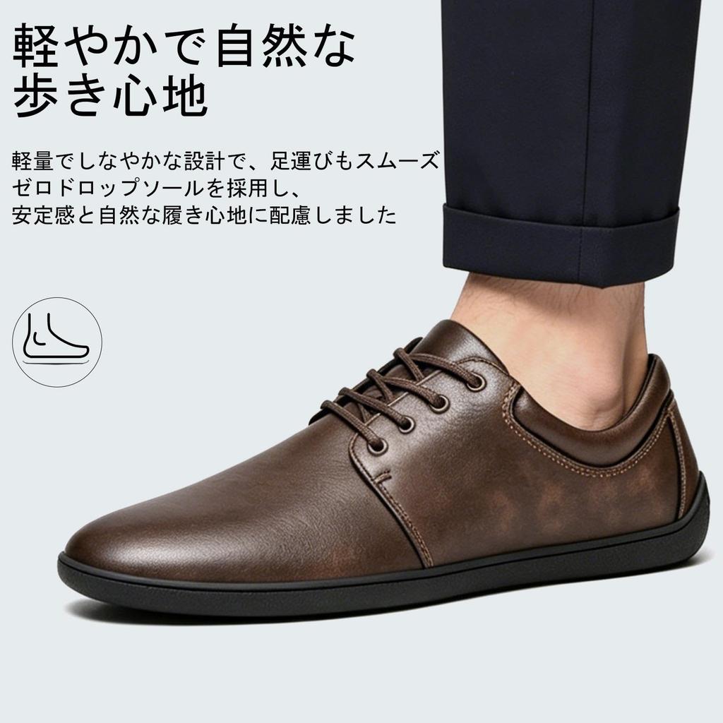 [SAGUARO] Мужская обувь в стиле business casual, Широкая посадка, Для поездок на работу, Кожаная обувь, Кроссовки, Водоотталкивающая, Мужская обувь, Обувь для ходьбы, На шнуровке
