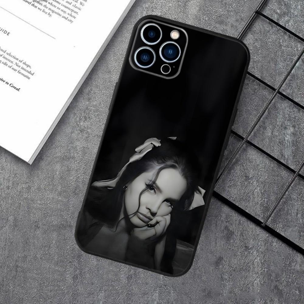 Чехол для телефона Lana Del Rey для Apple iPhone 15,14,13,12,11,XS,XR,X,8,7,Pro,Max,Plus,mini Черный силиконовый чехол