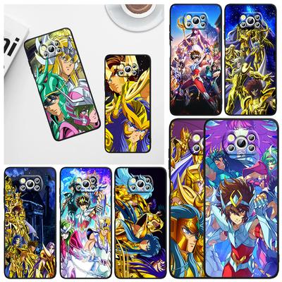 Чехол для телефона Saint Seiya SoG для Xiaomi Mi Poco X5 X4 X3 NFC F4 F3 GT M5 S M4 M3 M2 C50 Pro C3 5G Черная крышка
