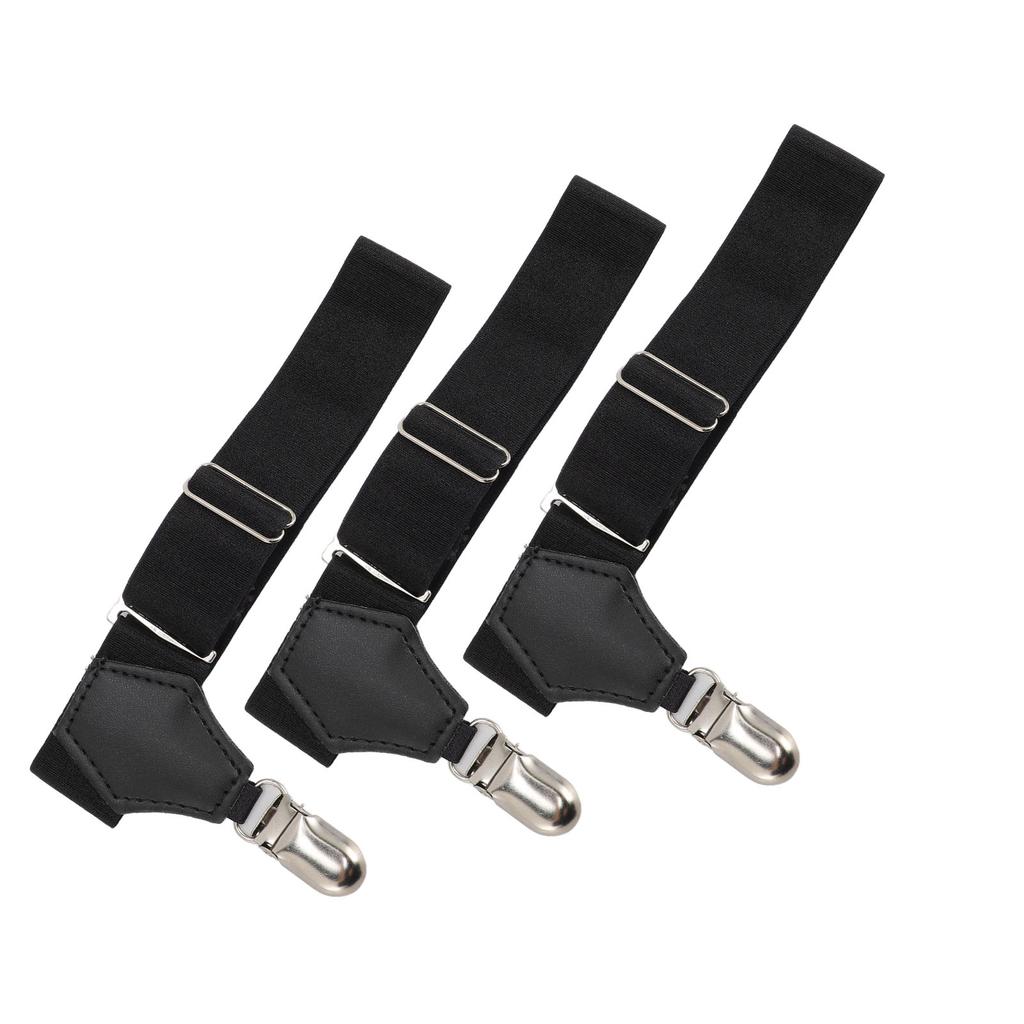 3 шт. эластичные подвязки для носков с одним захватом, нескользящие подтяжки для носков, держатели для брюк и одежды