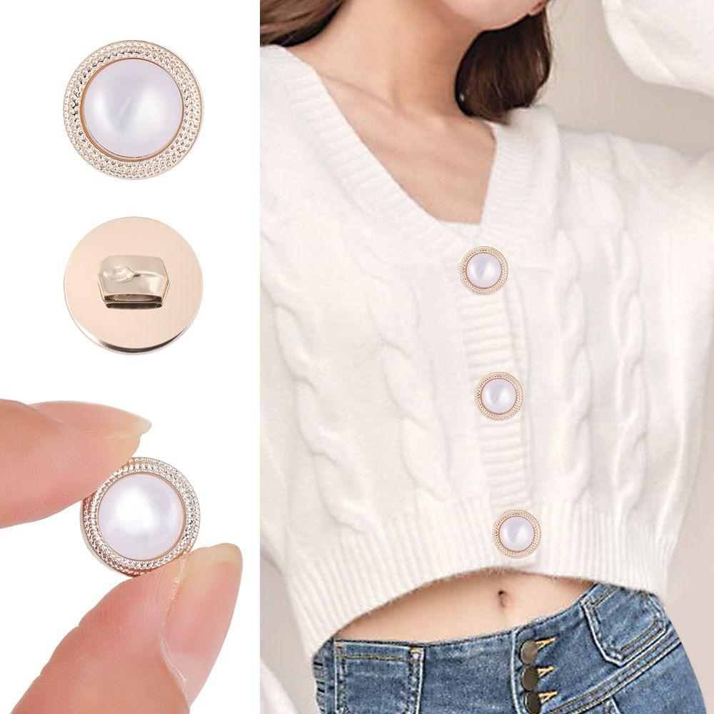 Accessories DIY Needlework Sewing Accessories Shirt Buttons Clothing Buttons Pearlescent Buckle