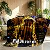 Custom Name Personalized Neymar Jr Print Blanket, Home Decor, Bedroom, Sofa, Camping, Couch, Gifts for Birthday Christmas