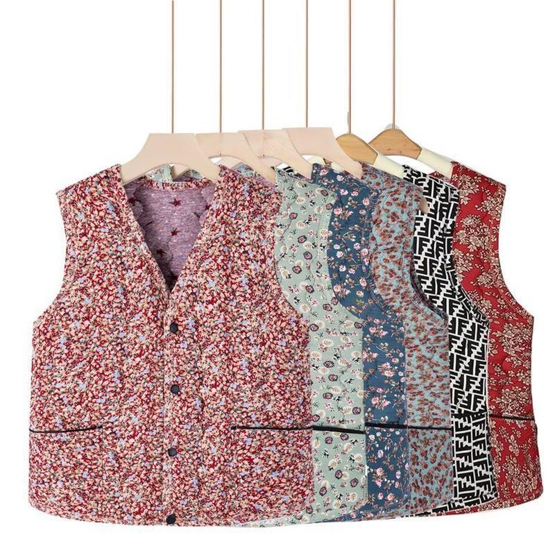 JINGRX Женский утолщенный жилет из верблюжьей шерсти