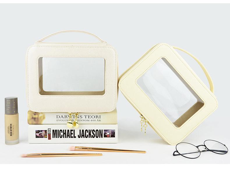 Роскошная прозрачная дорожная косметичка - высококачественный органайзер для косметики из ПВХ