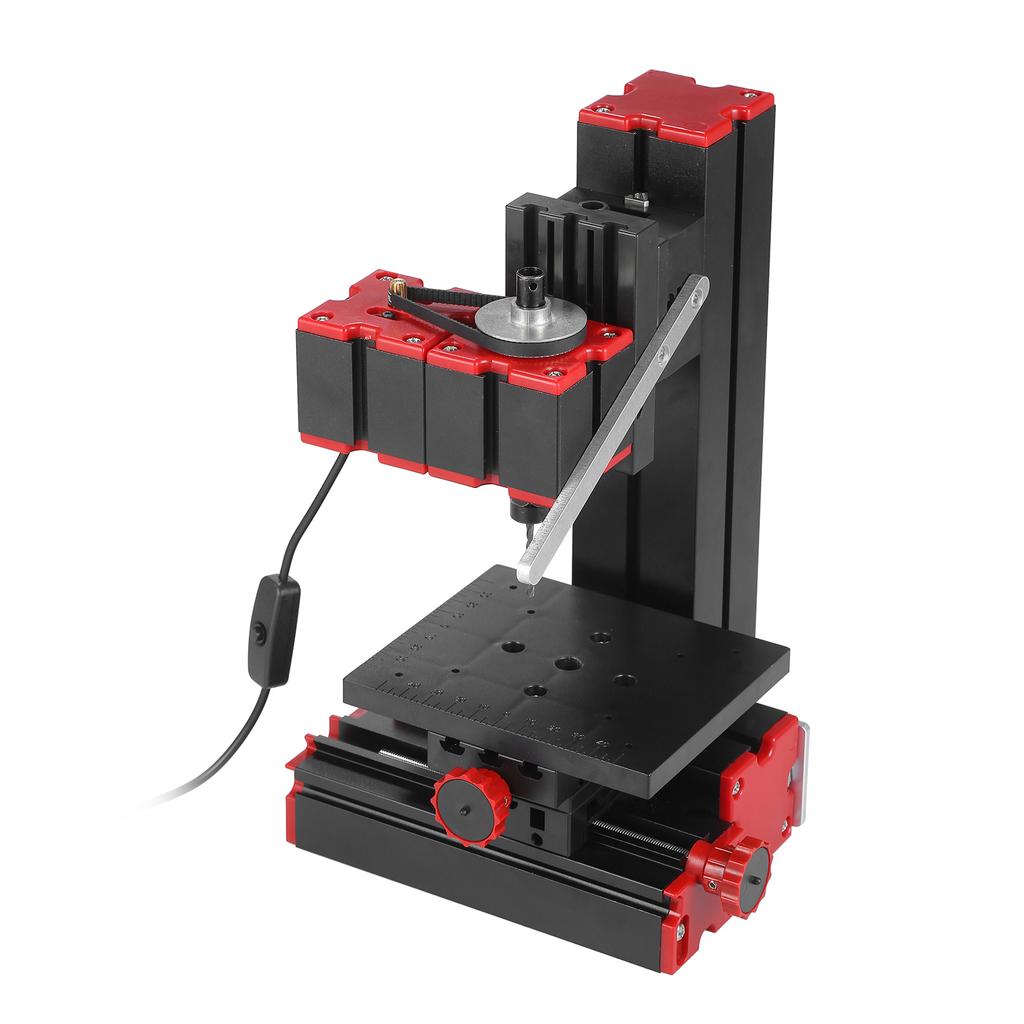 Мини-токарный станок 9 в 1 DIY Многофункциональный моторизованный трансформатор Многоцелевой станок Лобзик-шлифовальный станок