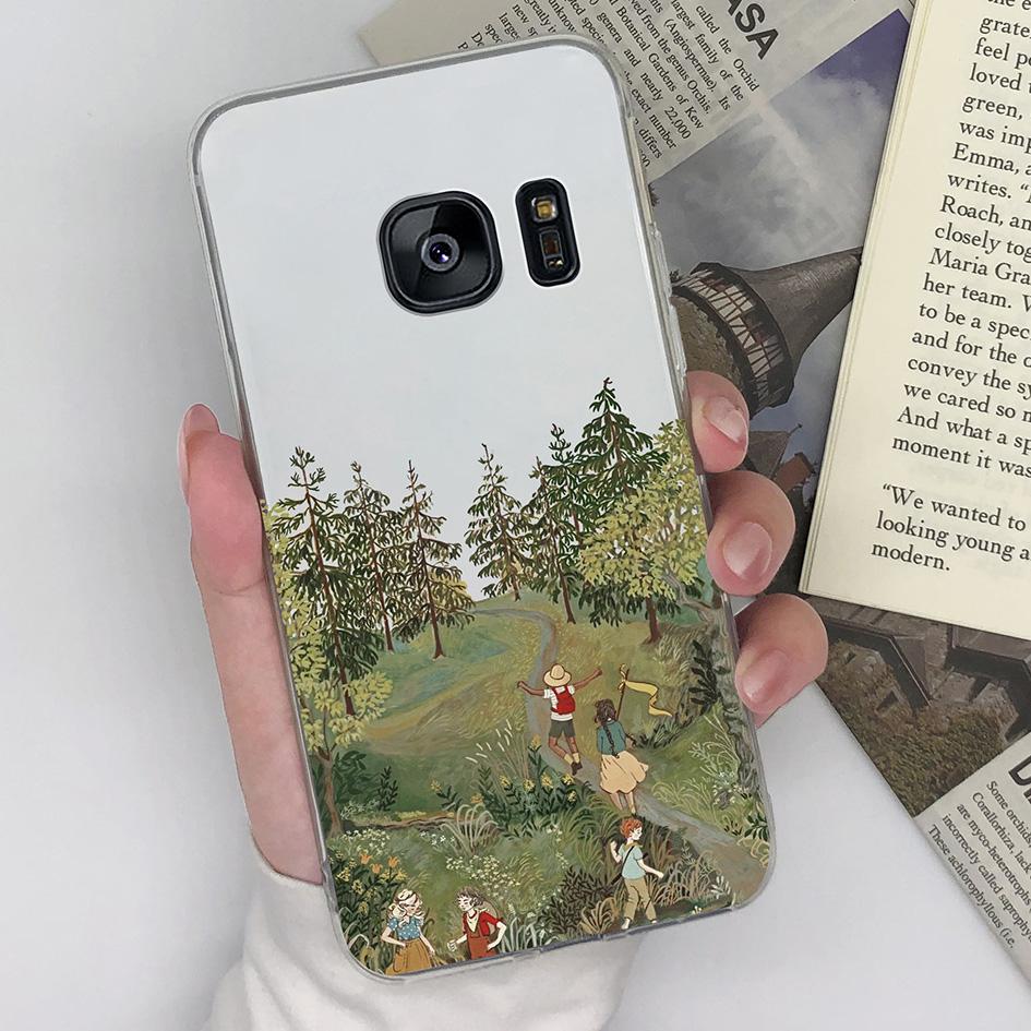 Для Samsung Galaxy S7 edge Чехлы Обложки Роскошные Прозрачные Мягкий Силикон Прозрачная Защита Камеры Для Samsung S7edge Fundas Capas