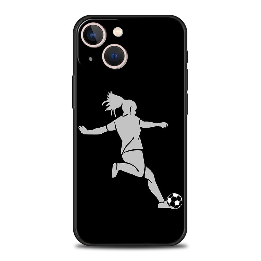 Football Player Soccer Art Phone Case For iPhone Samsung Galaxy Redmi Xiaomi Oppo OnePlus Note S A 7 8 9 10 11 12 13 14 20 21 22 23 53 54 Pro Ultra