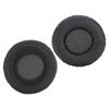 75MM Headphone Universal Ear Cushions Replacement Headset Foam Ear Pads Covers Black